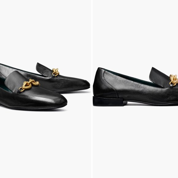 Brand New Tory Buch Jessa Loafer in Black Leather - Picture 6 of 7